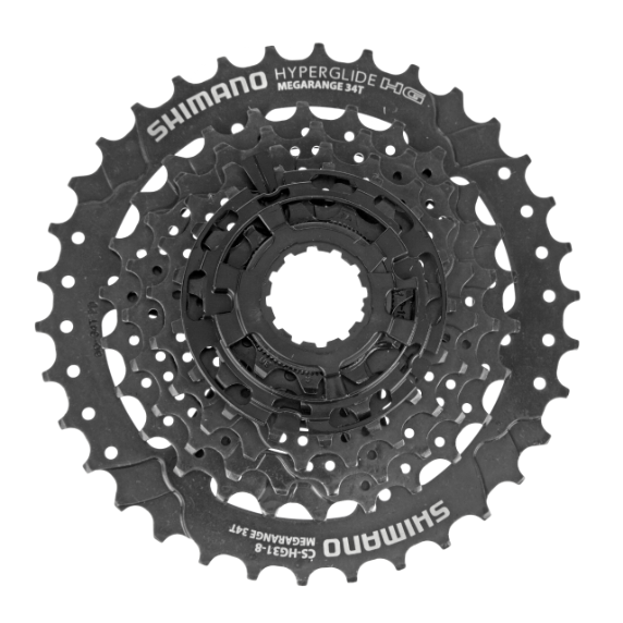 SHIMANO Cassette CS-HG31-8 8-speed 11-13-15-17-20-23-26-34T