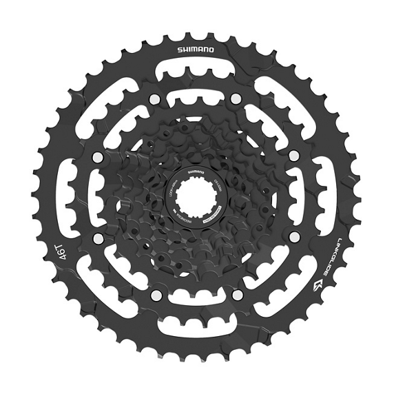 SHIMANO Cassette CS-LG300-9 9-speed 11-13-15-17-20-23-28-36-46T