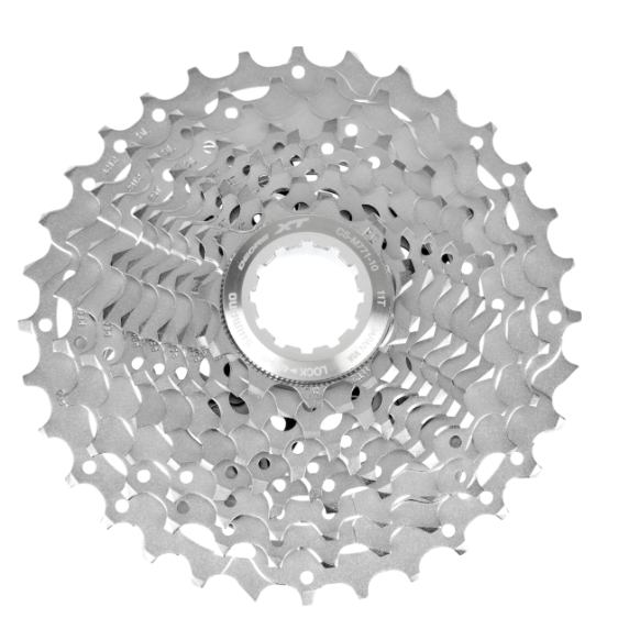 SHIMANO DEORE XT Cassette CS-M771-10 10-speed 11-12-14-16-18-20-22-25-28-32T
